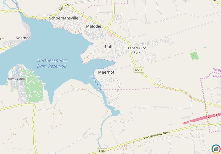 Map location of Meerhof